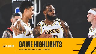HIGHLIGHTS | Los Angeles Lakers vs Houston Rockets