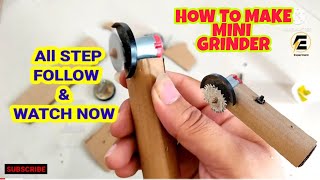 #anglegrinder #MINIGrinder #Grinder.    How to Make Mini Angle Grinder Cordless Cutting Simple.