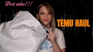 My First Video and First Temu Haul!!!