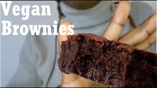 FUDGY VEGAN CHOCOLATE BROWNIE  *Whole Food*