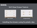 dadada Baby | Installing Soft Close Drawers Using Plastic Clips