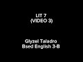 LIT 7 ( VIDEO 3) - Glyzel Taladro