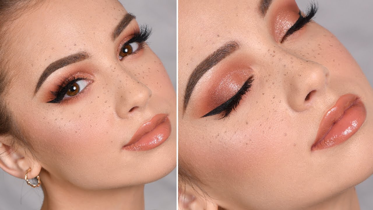 Wearable Glam Makeup Tutorial Fake Freckles Youtube