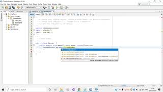 Chat Application in Java using Socket Connectivity.
