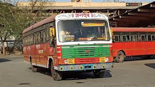 MSRTC Painted and Decorated Bus on Bhiwandi - Osmanabad Route