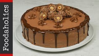 Γλυκό Φερέρο - Η τούρτα του πρέσβη | foodaholics | Ferrero Rocher Cake