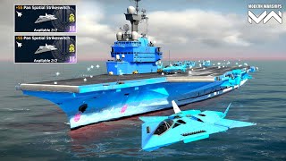 FS Charles de Gaulle 2x Pan Spatial Strikeswitch \u0026 4x Z 20H Helicopter🔥Modern Warships Gameplay