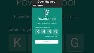 PowerSchool App - Getting Started