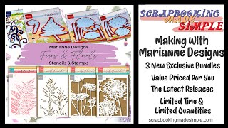 Making with Marianne Designs Event.  Exclusive Bundles.  Value Pricing.  The Newest Collections