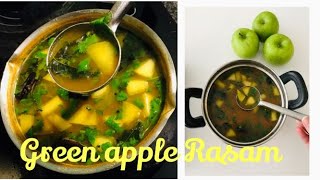 GREEN APPLE RASAM; Fusion Fruity Rasam; No Tamarind Rasam