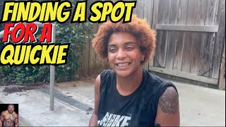 Street Talk: Christina. "It's hard finding a spot to hook up on the streets if you are dating"...