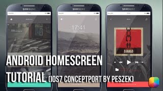 iOS7 ConceptPort (by Peszek) - Android Homescreen Tutorial