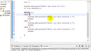 Core Java Programming 2017 Switch Statement #11