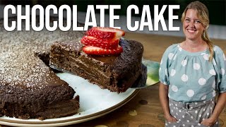 CRAVING CAKE?! Make This LUXURIOUS Plant-Based Chocolate Cake! YUM!