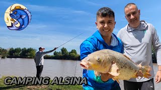 EXCELENTE PESCA en CAMPING ALSINA, MAS DE 30 CAPTURAS, UNA LOCURA, SE LLEGA EN AUTO