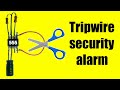 Make a tripwire alarm using 555 timer ic | diy tripwire security alarm | wire cut alarm.