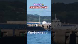 海の忍者🥷自衛艦旗揚げ方5分前🎌