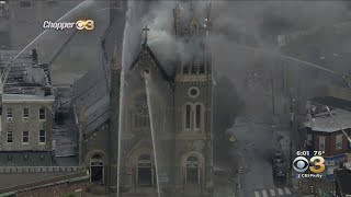 Firefighters Continue To Fight 3-Alarm Fire At West Philadelphia Church
