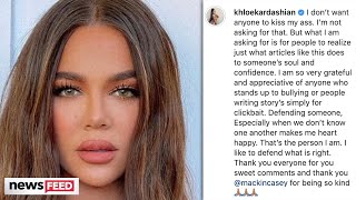 Khloe Kardashian RESPONDS To Altered Face Criticism!