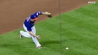 NYY@NYM: Wright robs Murphy with barehanded play