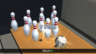 あつまれBOWLING：バラエティ　4-7-8スペア　ルーレット→たまご  #あつまれBOWLING #ボウリング