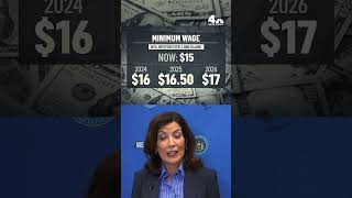 NY, NJ CT minimum wage goes up in 2024, but is it enough? #shorts