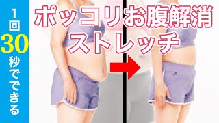 【1回30秒でウエストを細くする】トレーニング初心者でも簡単にできるくびれを作る腹筋トレーニング！[ながらストレッチ,ズボラストレッチ,ぐーたらストレッチ,Yuuka Sugawa,ひなちゃんねる]