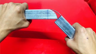 How to Bend Square Profile Pipe (Box Bar) to 90 Degree Angle 