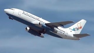 Bahamasair Boeing 737-200 Takeoff from Ft. Lauderdale on 27R (Loud JT8D Engines)