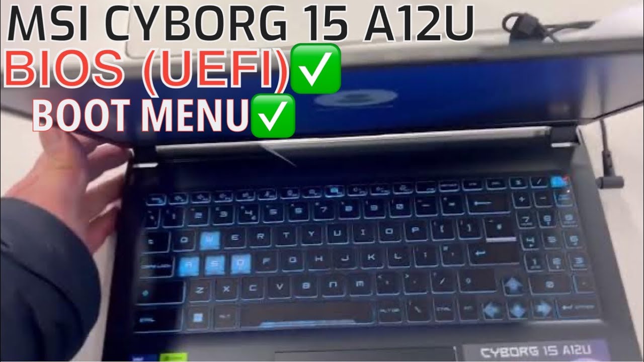 Msi Cyborg 15 A12u How To Enter Bios Uefi Settings Boot Menu