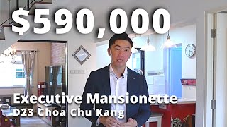 Selling Singapore Home Tour Episode 26 : D23 601 Choa Chu Kang HDB Executive Mansionette