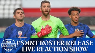 USMNT Roster Release Reaction with Alexi Lalas, Stu Holden and David Mosse | FOX Soccer