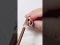 インクを使った秋のニュアンスネイルやり方🌰👻🧡✨ nail art セルフネイル ネイルやり方 ネイル