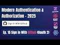 Part 15:  Sign In with GitHub (OAuth 2) - React Authentication & Authorization