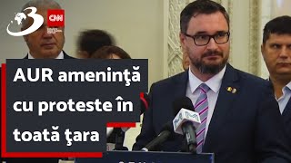 AUR ameninţă cu proteste în toată ţara