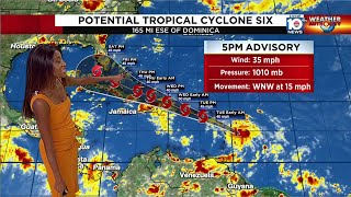 Potential Tropical Cyclone 6 has Florida in cone of concern