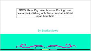 1PCS 11cm 13g Laser Minnow Fishing Lure pesca hooks fishing wobblers crankbait artificial j