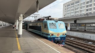 [第一次搭普速][坐倒頭位][右側展望]韶山8型電力機車+25G型客車@K952 深圳東-廣州