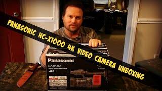 Panasonic HC-X1000 4K Video Camera Unboxing