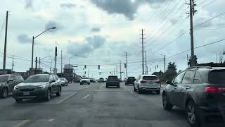 4k60 driving on Rutherford road from uptown to Vaughan city in Ontario Canada