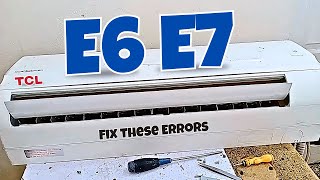 TCL Mini-Split AC Not Working? Fix E6/E7 Errors Like a Pro!