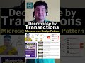 Decompose By Transaction Design Pattern for Microservices Short for Beginners