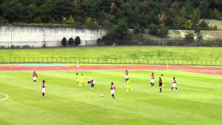 ジェフレディース'11 vs浦和L@東総 深澤里沙ゴール(1-1) JEF Ladies fans 9,Oct,11