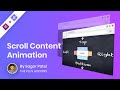 Scroll Animation | Dual Scroll Animation for Content using The Plus Addons for Elementor