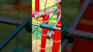 2 Nails Wire Tensioning Hack