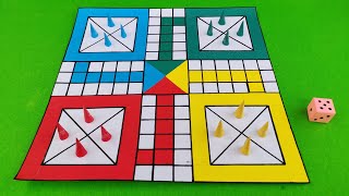 How to make a LUDO Game at Home | Games for quarantine | Board,  Tokens & Dise | Homemade Game