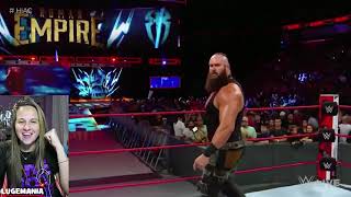 WWE RAW 9 ,8, 10 BRAUN STORWMAN FINDS ROMAN REINGS