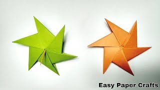 3 in 1 || Paper Windmill - Fidget Spinner - Ninja Star || Easy Paper Crafts