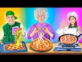 Who will Win? Me VS Grandma! Pokemon Food Challenge!