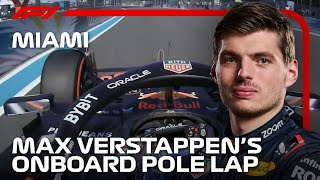 Max Verstappen’s Pole Lap | 2024 Miami Grand Prix | Pirelli